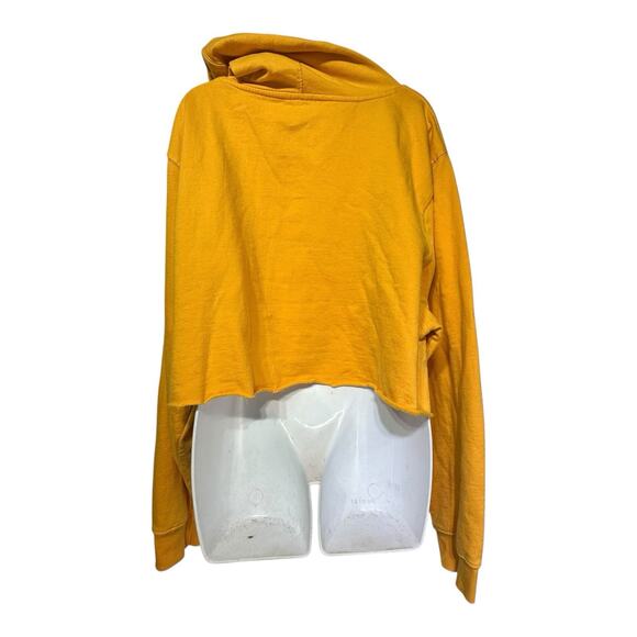 San diego Padres long sleeve cropped top hoodie Size 2XL - Picture 3 of 4